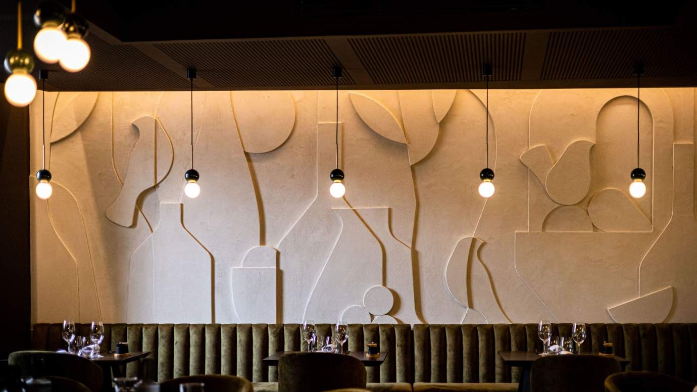 Salle du Restaurant 1802, projet suivi chez API & YOU